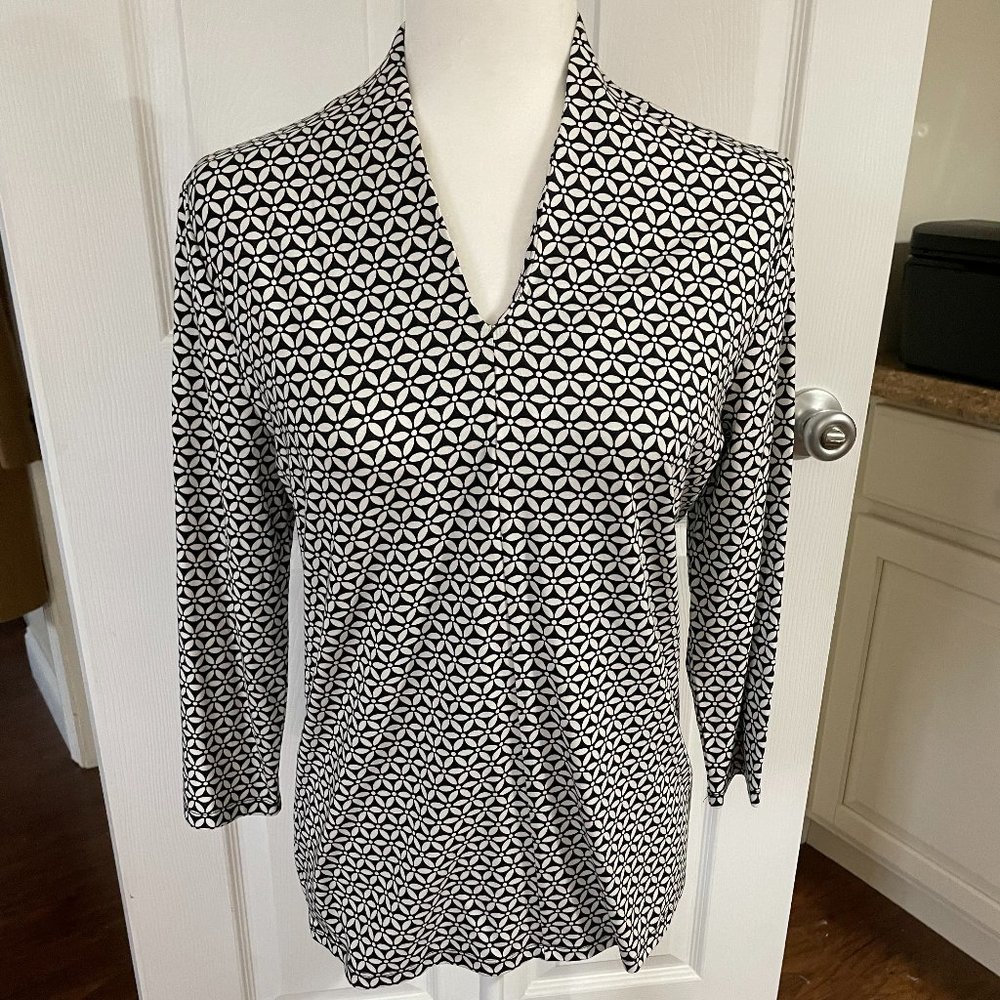NWT Talbot black and white top